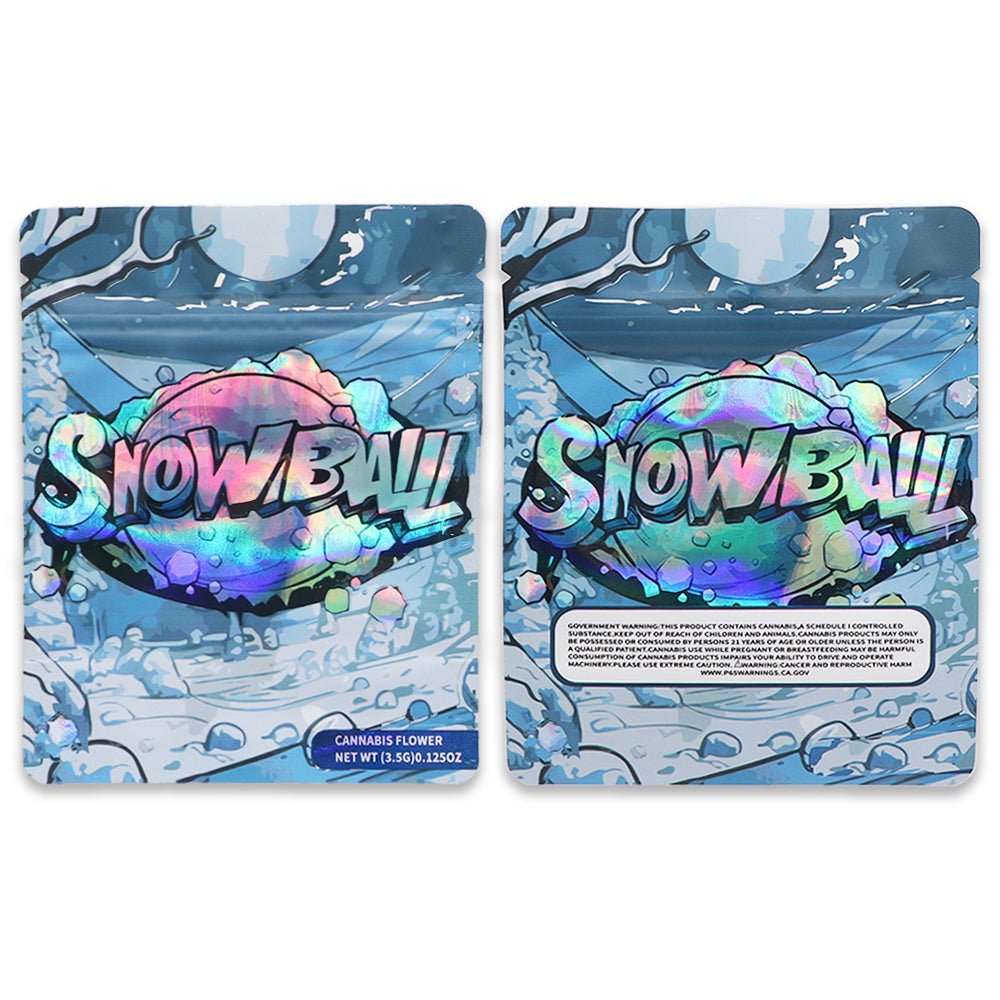 Snowball Mylar Bags 3.5Gram