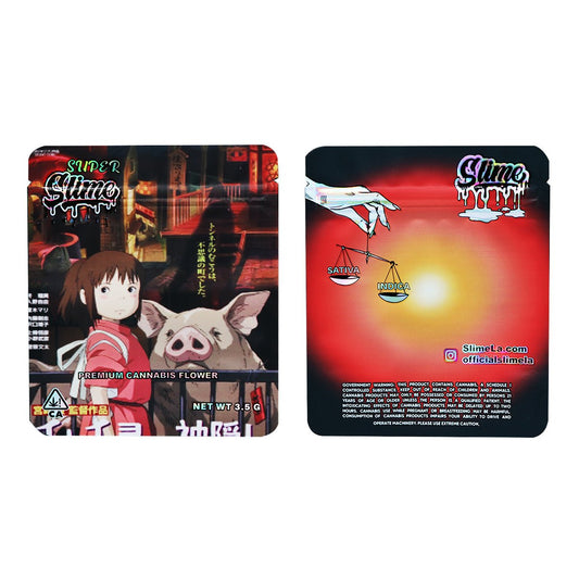 Spirited Away Holographic Mylar Bags 3.5 Grams