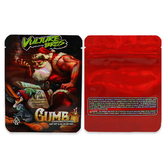 Vulture Bros Gumbo Holographic Mylar Bags 3.5 Grams