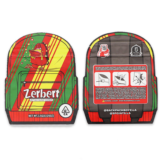 Zerbert SFX Mylar Bags 3.5 Grams - Custom 420 bag